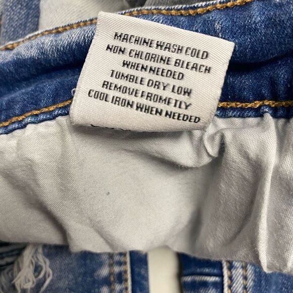 KDNK 11 4 14 11 Men’s Distressed Destroyed Jeans Blue Size 34 - Picture 6 of 12